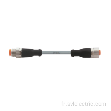 Câble de connexion IP67 M12 mâle à femelle